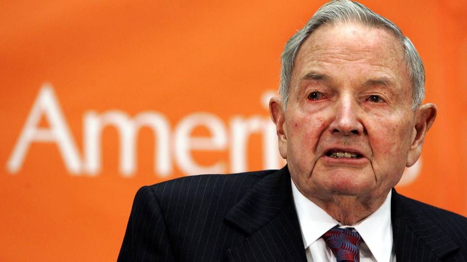 Verdens ældste dollarmilliardær, bankmanden David Rockefeller, er død. | Foto: Manuel Balce Cenete/AP/POLFOTO