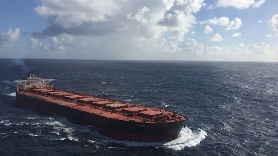 The dry bulk vessel Stellar Dausy was one of the largest casualties last year where almost all crew members perished. | Photo: Fleet Monitor