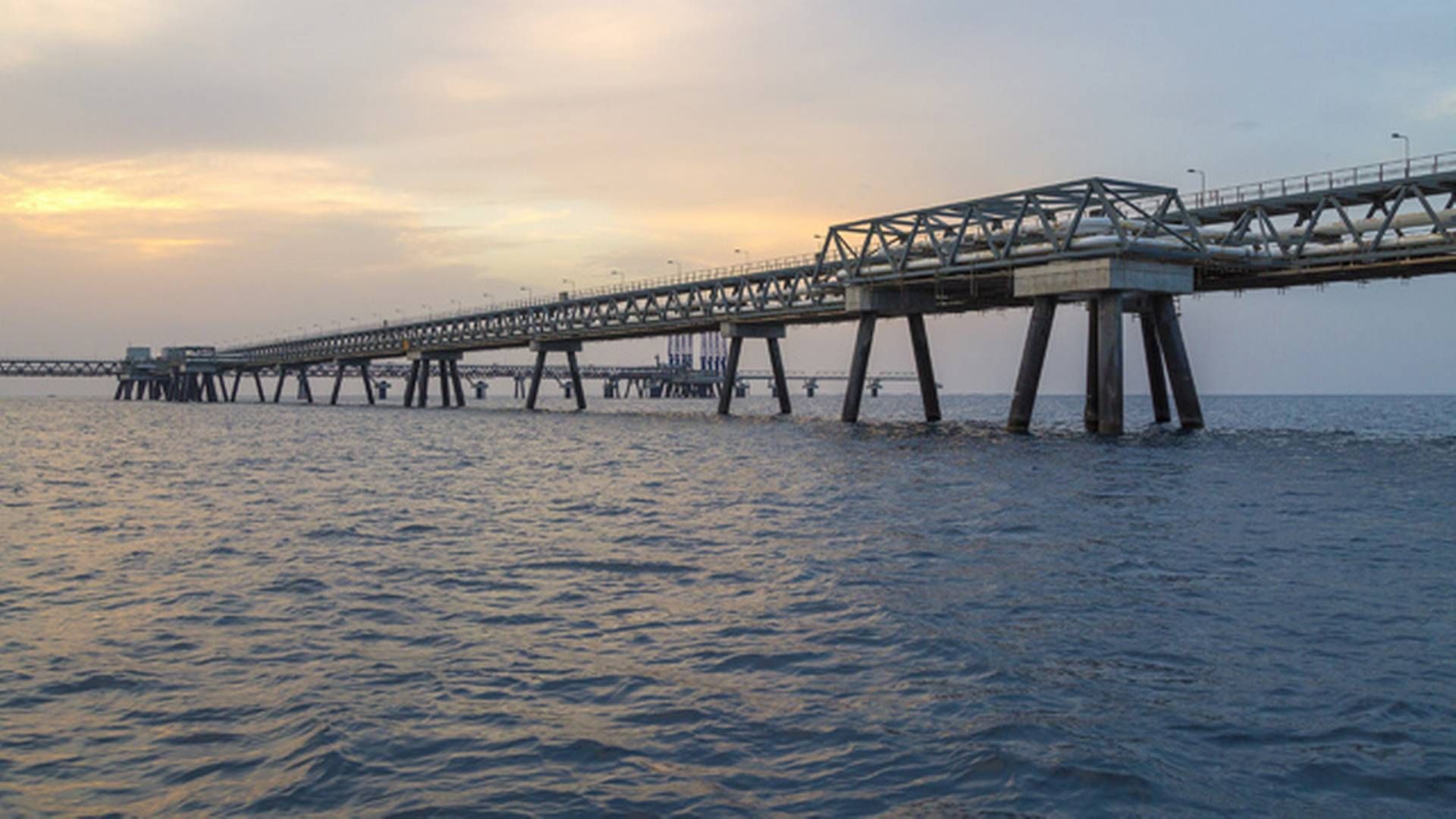 Her ses en terminal i Vasiliko, Cypern, som ifølge Niras ligner den kommende terminal i Tanzania. | Foto: PR/Niras