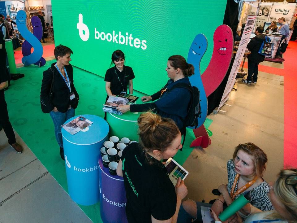 Bookbites på Danmarks Læringsfestival 2016. Foto: PR/Bookbites.
