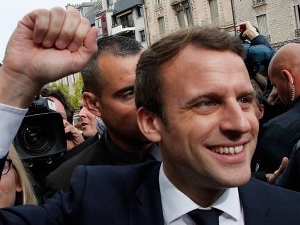 Den franske præsident Emmanuel Macron. | Foto: /RITZAU/AP/Christophe Ena/