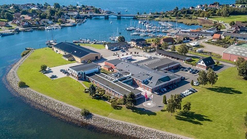 LGI Denmarks hovedkvarter i Gråsten. Koncernen har foruden 21 fabrikker, 20 salgskontorer. | Foto: LGI Denmark.