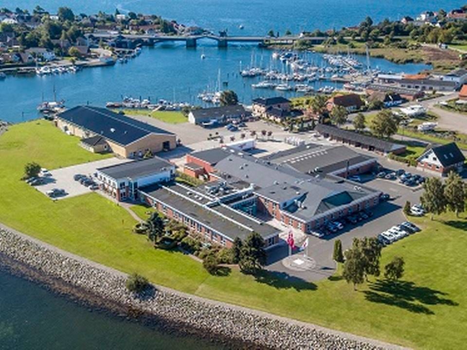 LGI Denmarks hovedkvarter i Gråsten. Koncernen har foruden 21 fabrikker, 20 salgskontorer. | Foto: LGI Denmark.