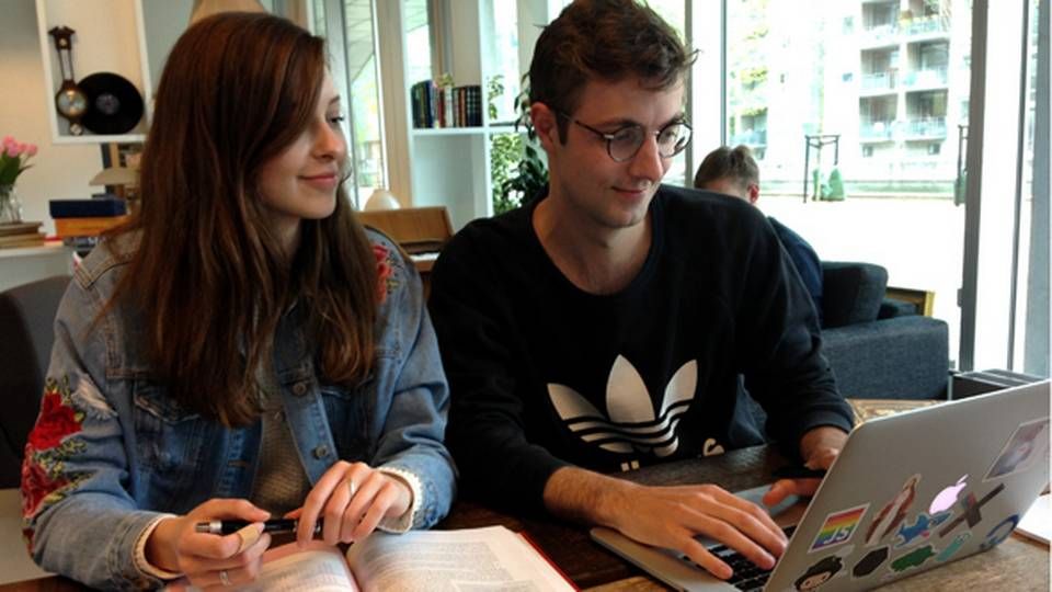 Studerende på ITU kan vælge og vrage mellem job. | Foto: Foto: Astrid Krysfeldt