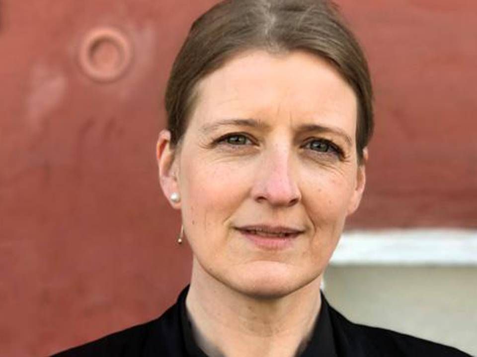 Kamilla Skytte har siddet få måneder i sædet som adm. direktør i Nordea Kredit. Skiftet fra vicedirektør har fået hende til at indse, at det ikke længere handler om hende selv. | Foto: PR