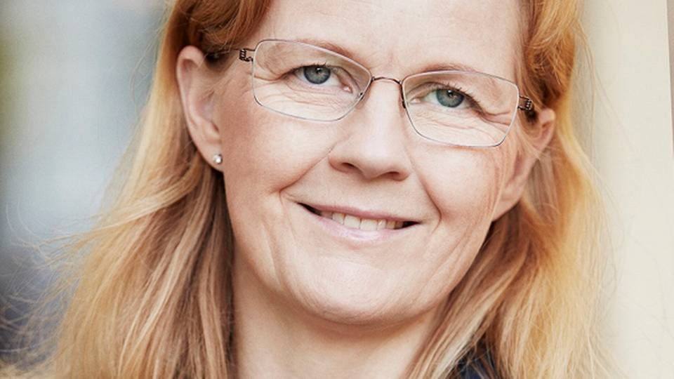 Rikke Hvilshøj, adm. direktør i Dansk IT, roser Lars Frelle-Petersen og er glad for, at han nu sidder i Finansministeriet.