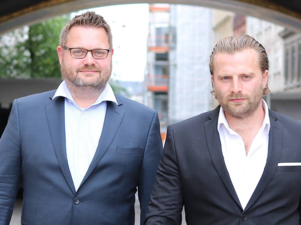 De to partnere og direktører i Atlantic Chartering Services, Bertil Sahl og Anders Francke (th). | Foto: PR-foto/ACS