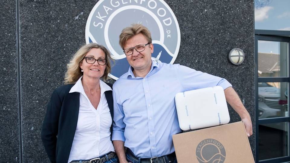 I løbet af 2017 er Skagenfood vokset fra 26 medarbejdere til 35. Virksomheden blev etableret af Betina Kühn og Peter Bagge-Nielsen (foto). | Foto: Dansk Supermarked