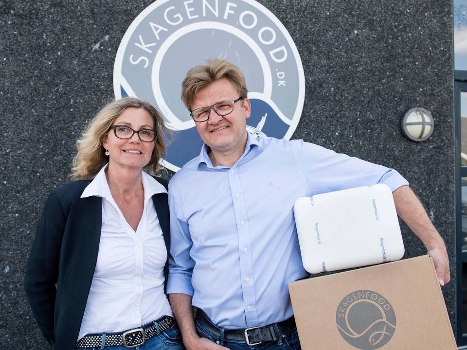 I løbet af 2017 er Skagenfood vokset fra 26 medarbejdere til 35. Virksomheden blev etableret af Betina Kühn og Peter Bagge-Nielsen (foto). | Foto: Dansk Supermarked
