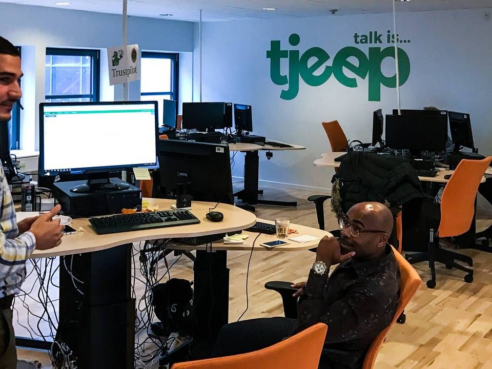 Teleselskabet Tjeep har kaldt sine ansatte tilbage på arbejde. | Foto: Meremobil.dk
