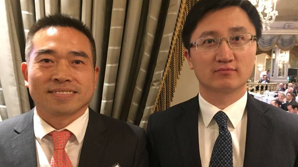 Xiuzhi Fang (left) and Jerry Jingwei Yang are both confident that leasing companies will play an increasingly significant role in shipping.
