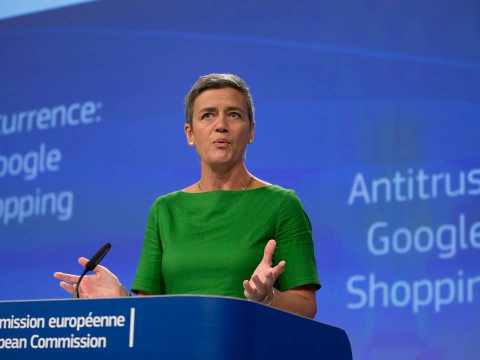 EU's konkurrencekommissær, Margrethe Vestager | Foto: /ritzau/AP/Virginia Mayo