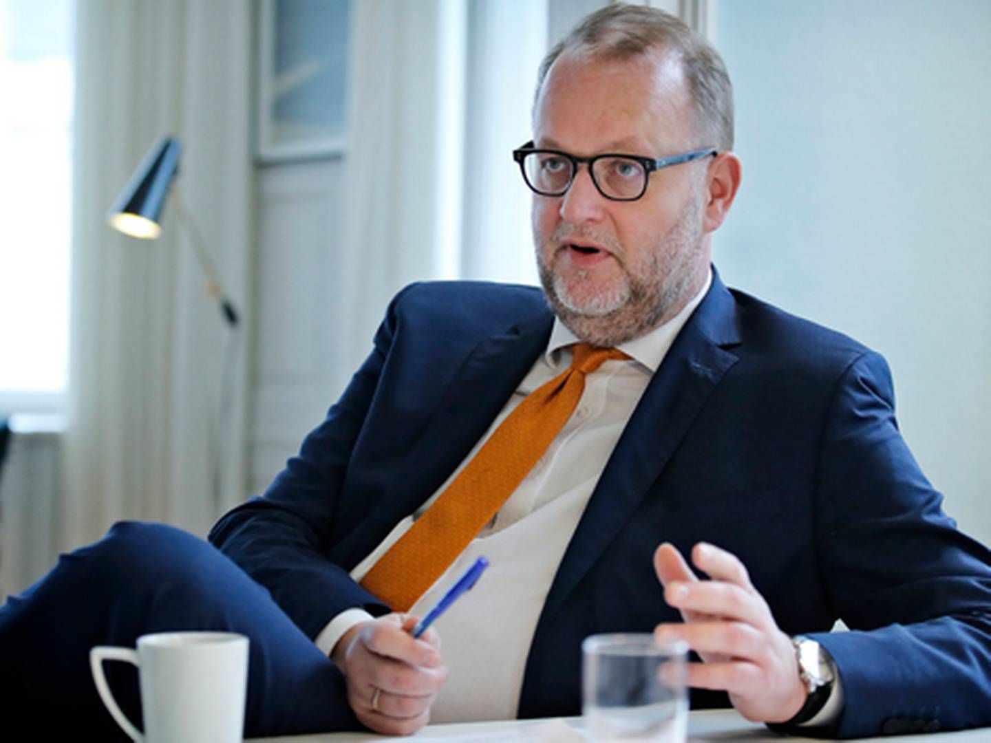Energi-, forsynings- og klimaminister Lars Chr. Lilleholt præsenterer regeringens teleudspil mandag formiddag. | Foto: /ritzau/Jens Dresling