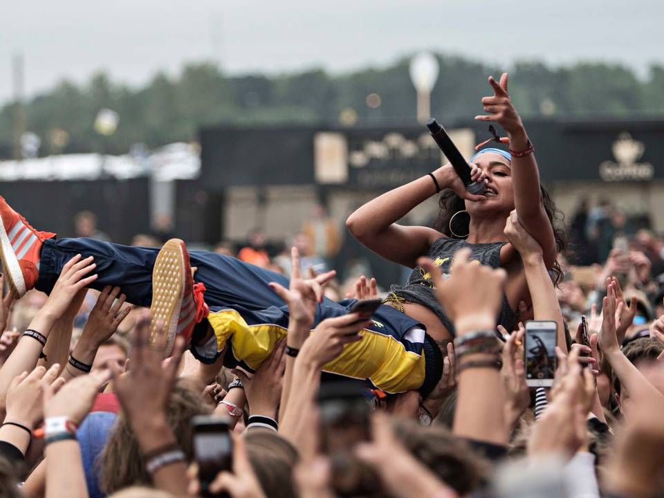 Foto fra årets Roskilde Festival. | Foto: /ritzau/Tobias Nicolai