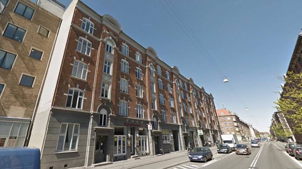 I ejendommen Nordre Fasanvej 121-131 på Frederiksberg kommer Kjøbenhavns Boligejendomsselskab til at eje nummer 121, 125 og 129. | Foto: Google Street View