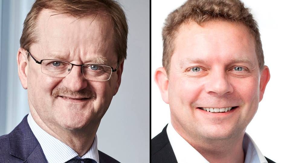 Kurt Nørrisgaard, BEC (tv) og Claus Hjort Bjerre, Bankdata | Foto: PR