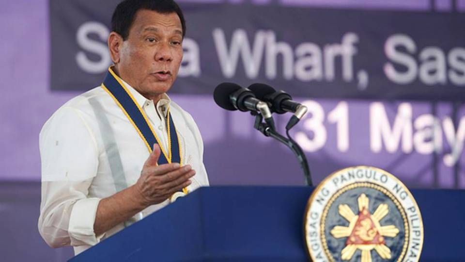 Rodrigo Duterte, præsident for Filippinerne. | Foto: Presidential Communications Operations Office/PR