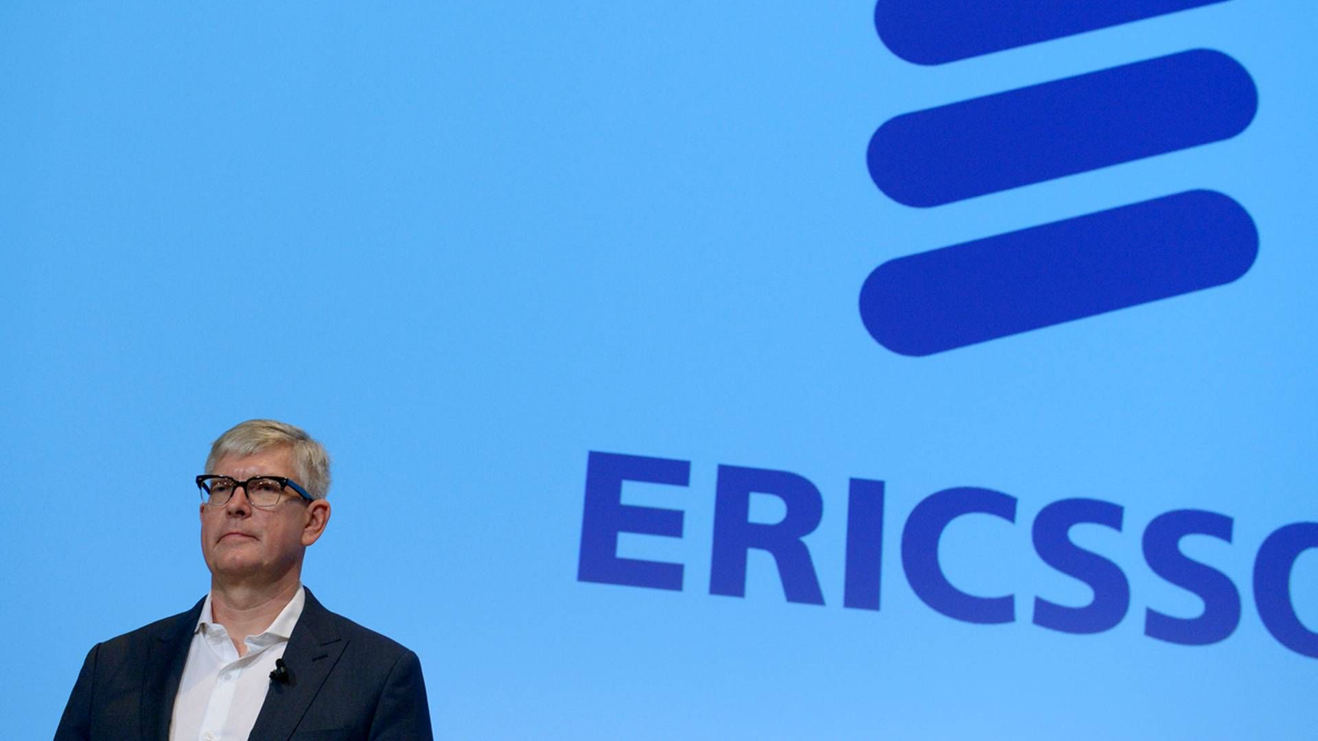 Ericssons topchef Börje Ekholm varsler yderligere fald i selskabets resultat i de kommende 12 måneder. | Foto: /ritzau/AP/Janerik Henriksson