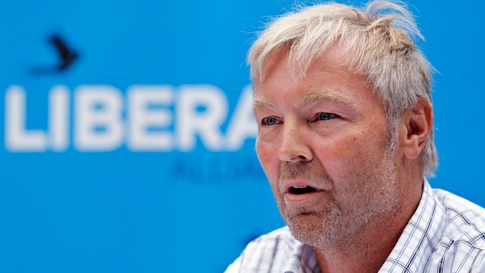 Villum Christensen, medlem af Folketinget og byrådet i Slagelse Kommune for Liberal Alliance. | Foto: /ritzau/Jens Dresling
