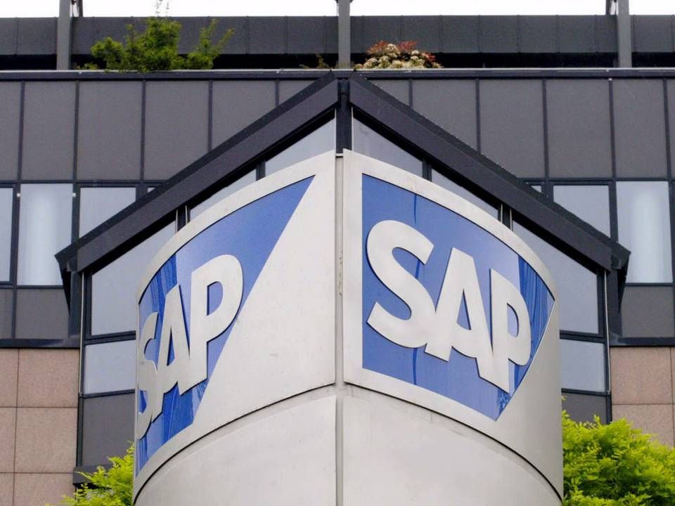 Tyske SAP hæver forventningerne til årets resultat. | Foto: /ritzau/AP/Thomas Kienzle