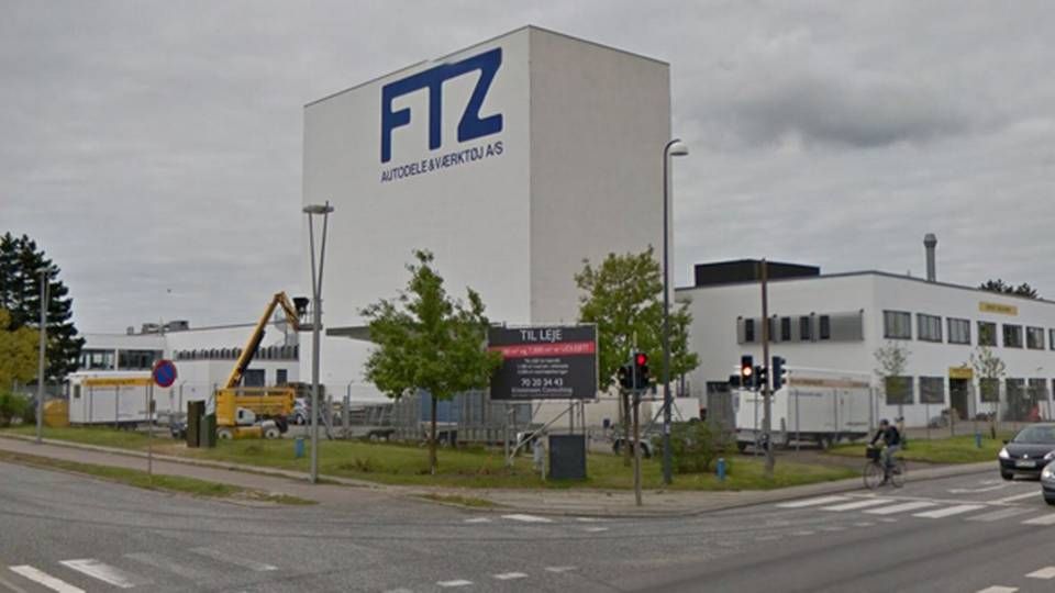 Industriparken på Fabriksvej 11-15, med FTZs bygning. | Foto: Google Maps