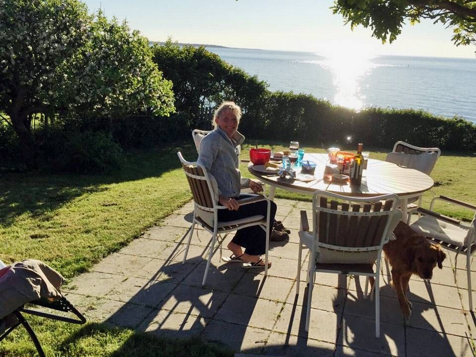 Helene Egebøl skal tilbringe ferien med familien i sommerhuset i Hundested. | Foto: Privat