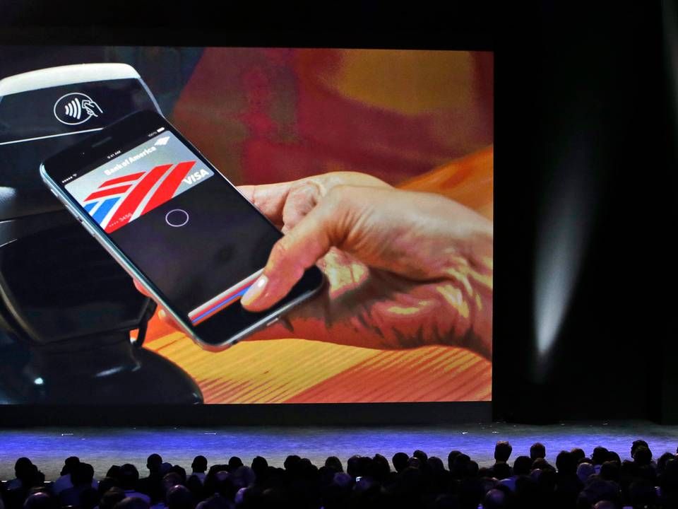 Tim Cook løftede første gang sløret for Apple Pay i 2014. | Foto: ritzau/AP//Marcio Jose Sanchez