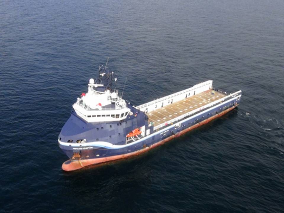 Skibet "Higland Chieftain," ejet af Gulfmark Offshore, blev fjernstyret i over fire timer i Nordsøen. | Foto: PR: Wärtsila