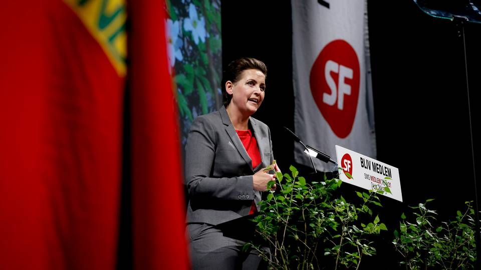Pia Olsen Dyhr, formand for SF. | Foto: /ritzau/Anders Brohus