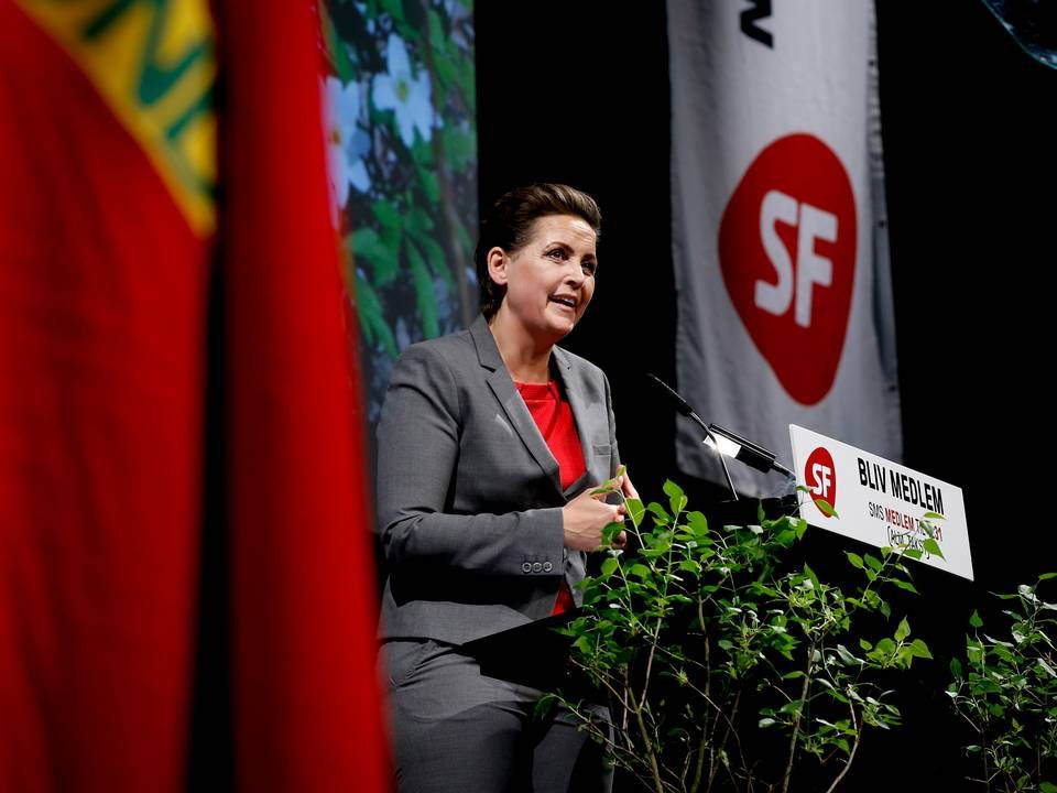 Pia Olsen Dyhr, formand for SF. | Foto: /ritzau/Anders Brohus
