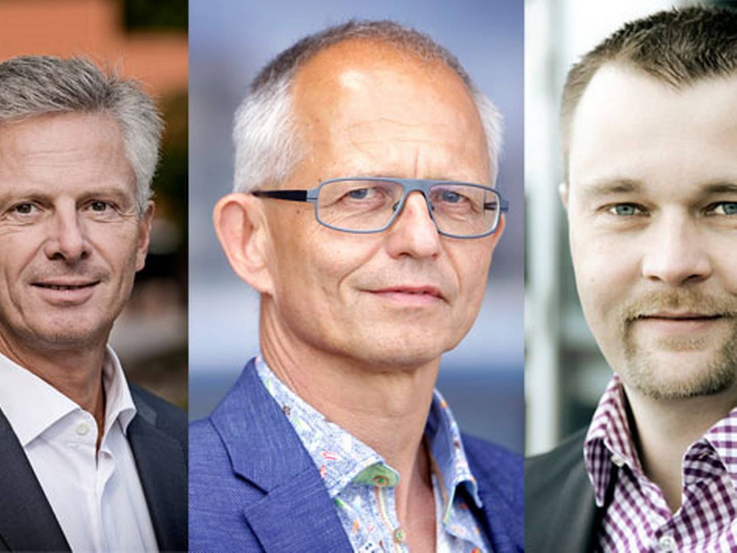 Fra venstre mod højre: Peter Falkenham, formand for DIP, Thomas Damkjær Petersen, formand for IDA, og Lars Bytoft, formand for ISP. | Foto: PR