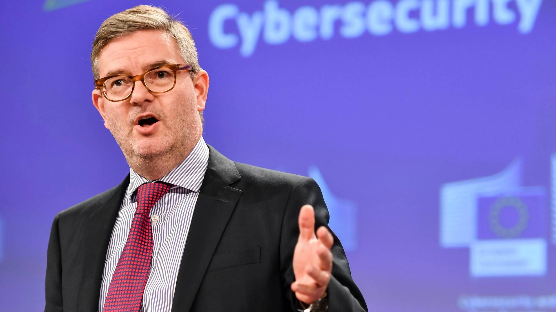 Julian King, EU-kommissær for sikkerhedsunionen. | Foto: /ritzau/AP/Geert Vanden Wijngaert