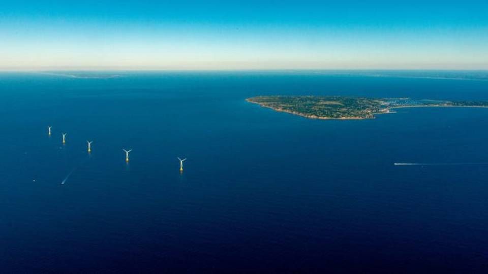 USA's eneste havvindmøllepark Block Island Wind Farm i staten Rhode Island. | Foto: PR/Block Island Wind Farm