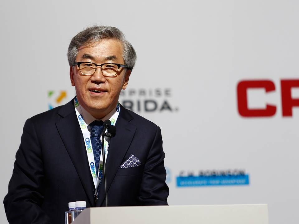 CEO i HMM C.K. Yoo | Foto: Hyundai Merchant Marine