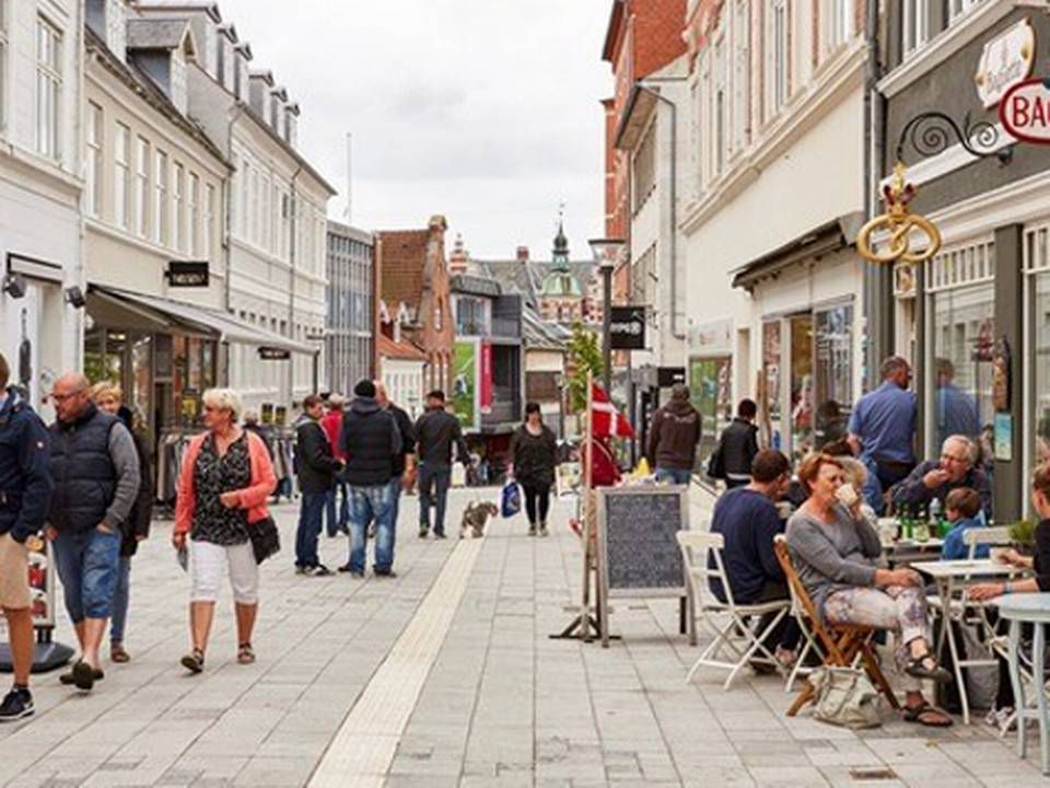 Et eksempel på et byprojekt kan være et torv, der skal binde bymidten sammen. | Foto: Steffen Stamp.