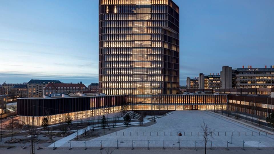Mærsk Tårnet i København, som H Plus Arkitekter var byggeleder på. | Foto: PR-illustration/C.F. Møller Architects
