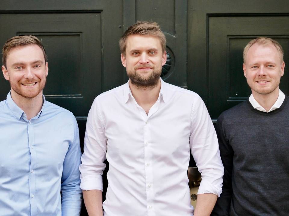Thor Thorup, Anders Olivarius og Niels Kristiansen stiftede Portchain i 2017. | Foto: PR-foto: Portchain