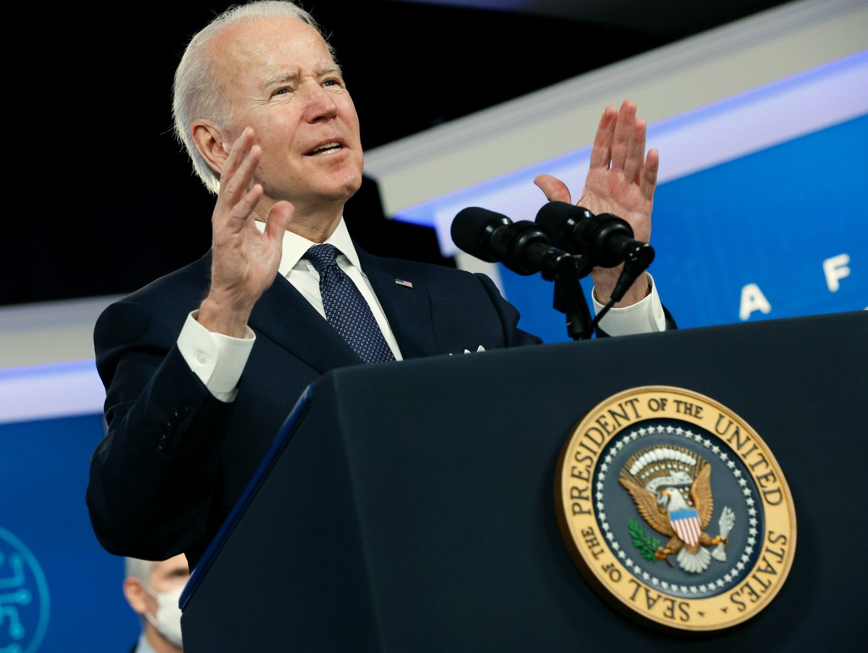 Joe Biden er en tragisk fiasko, skriver David Trads. Foto: Getty Images