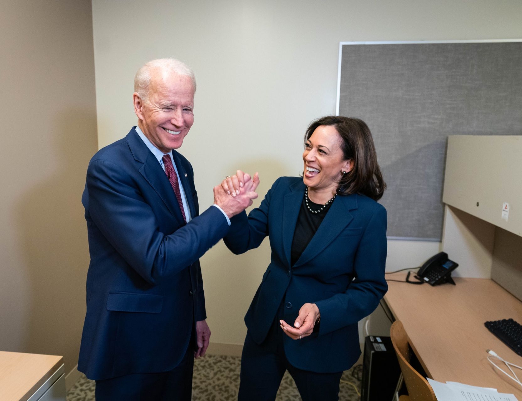 Joe Biden har valgt Kamala Harris som sin vicepræsident. Billede: Joe Bidens Twitter.