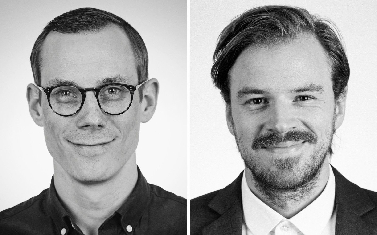 Lasse Dam Valentin og Morten Arleth Skov bliver partnere i Operate. Foto: PR