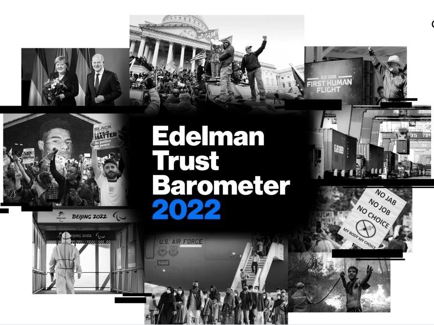 Edelman Trust Barometer 2022 viser dalende tillid til regeringer, journalister og WHO.