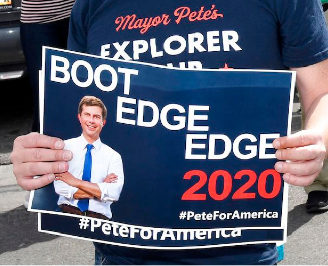 Med klare budskaber og forholdsvist megen erfaring sin unge alder til trods er Peter Buttigieg i rekordfart blevet et kandidatur, der tales seriøst om blandt demokraterne. Foto: Ethan MIller/RitzauScanpix.