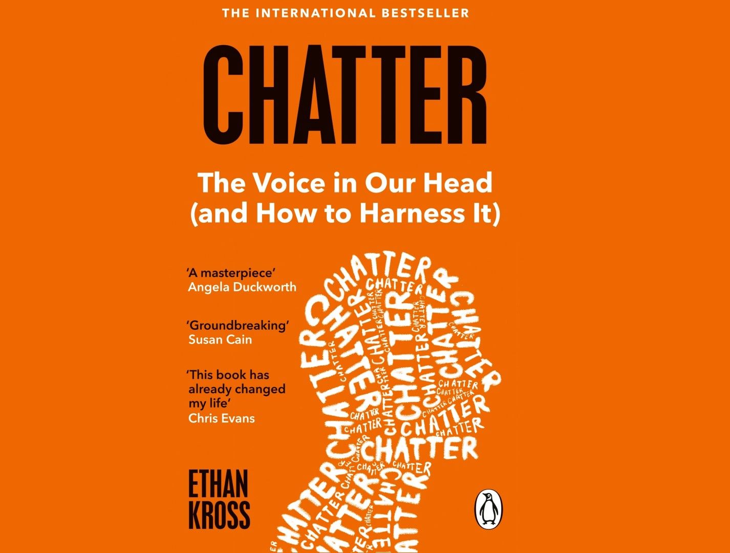 Ethan Kross, professor ved University of Michigan, har skrevet denne bog om Chatter, der fortæller os, hvordan vi kan ændre vores indre stemmer fra kritikere til coaches. Foto: Penguin.