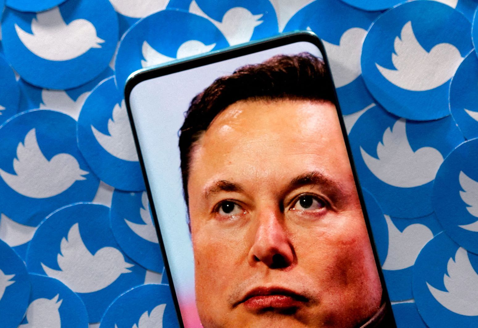 Efter Elon Musks overtagelse af Twitter er det blevet muligt at købe et blåt flueben. Det benytter falske konti sig af. Foto: Dado Ruvic/Reuters/Ritzau Scanpix