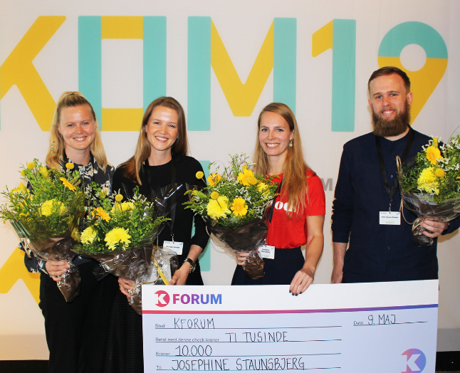 Josephine Staunsbjerg løb med sit spændende og indsigtsfulde speciale om mikroinfluence med prisen som årets k-speciale.