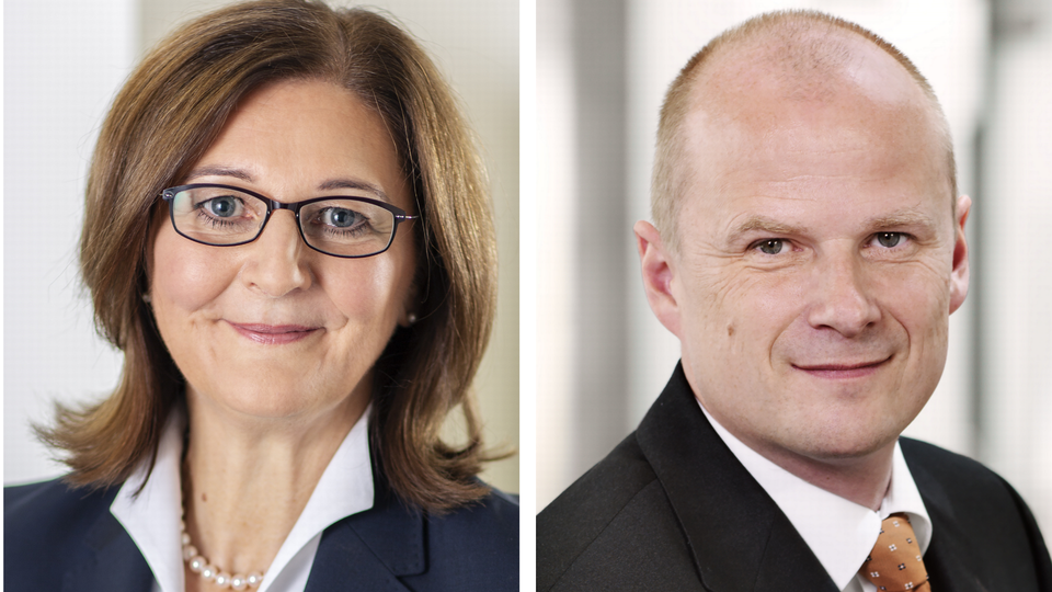 L-Bank-Vorstände Edith Weymayr und Ulrich Theleis | Foto: L-Bank