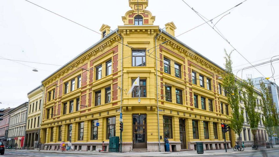 FÅR PRIS: Pressens hus i Oslo sentrum får Oslo bys arkitekturpris | Foto: Håkon Mosvold Larsen / NTB